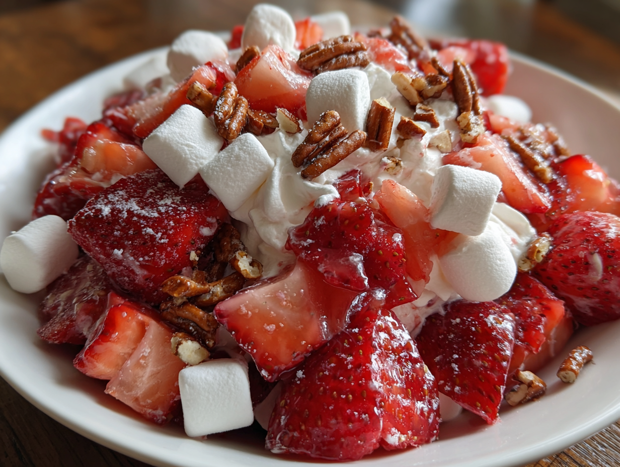 Delicious Strawberry Crackle Salad - Step 2