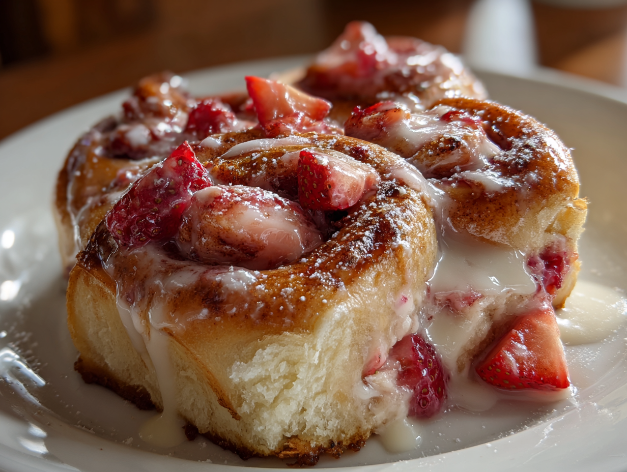 Strawberry Cheesecake Cinnabon Rolls - Step 3