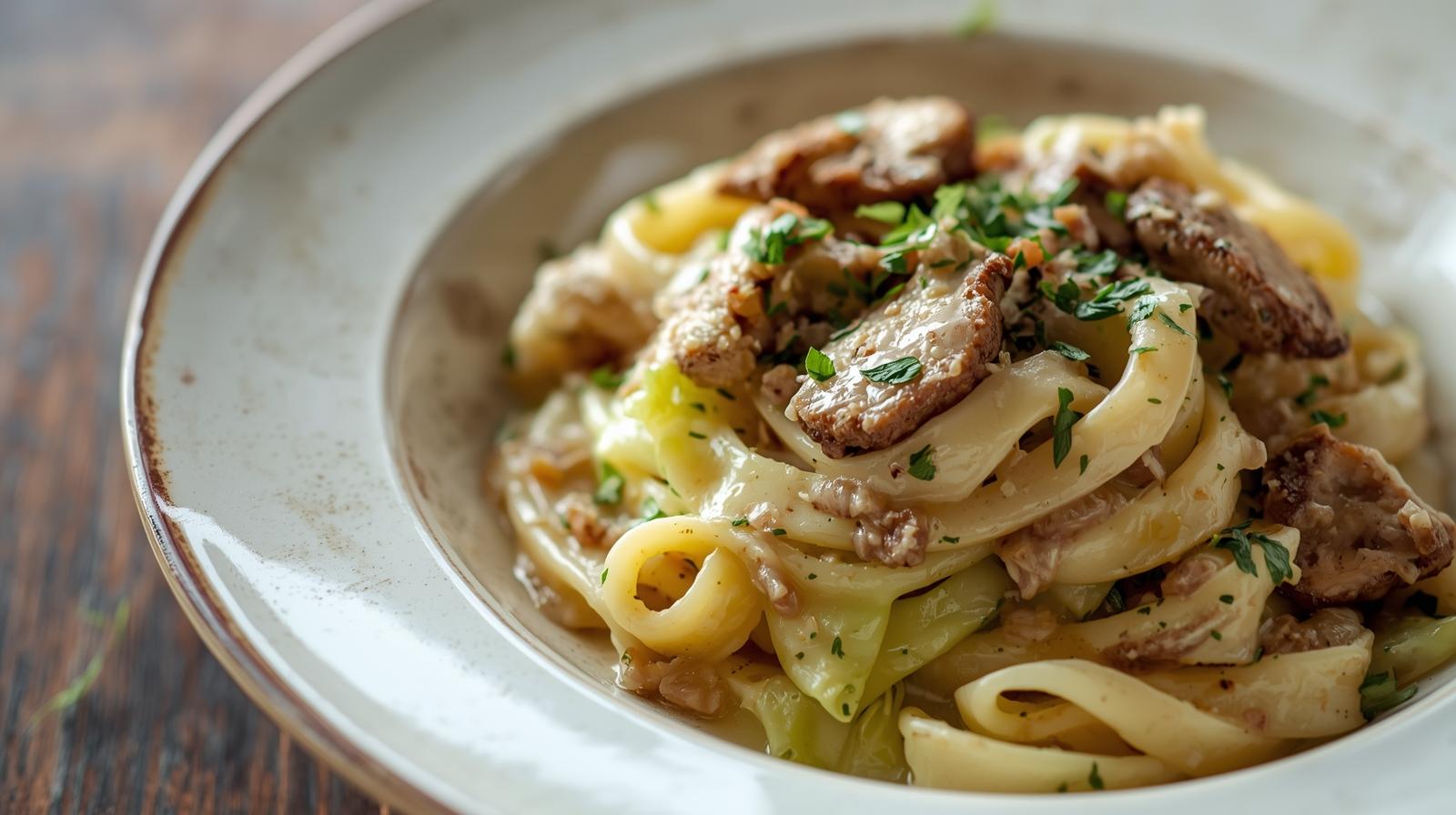 Cabbage Carbonara recipe
