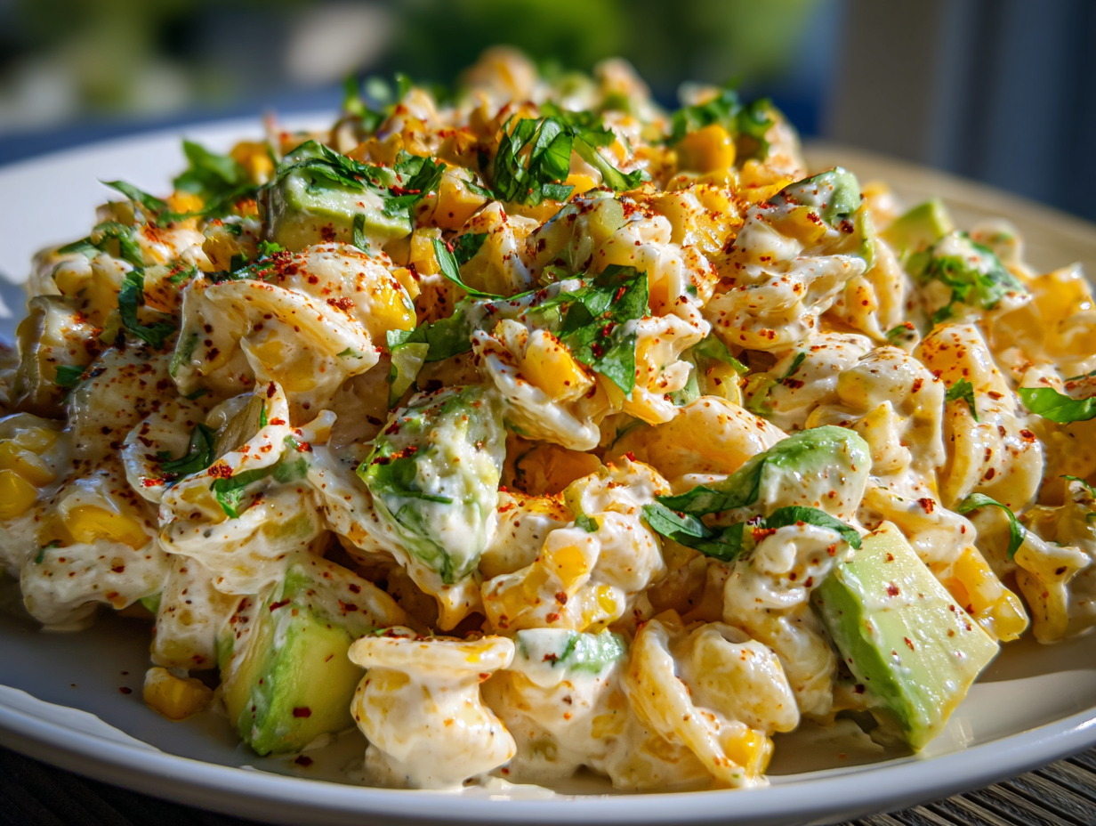 Creamy Street Corn Pasta Salad - Step 3