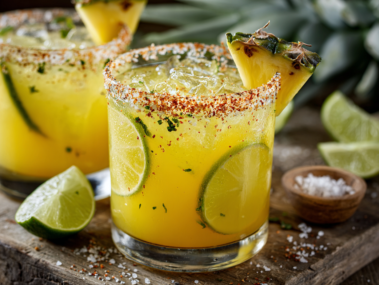 Pineapple Margarita Mocktail - Step 2