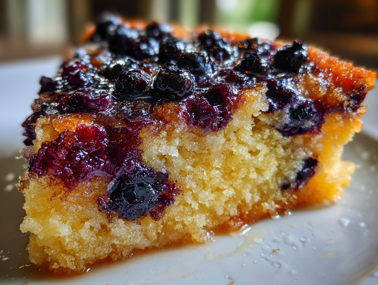 Best Homemade Blueberry Upside Down Cake - Step 3
