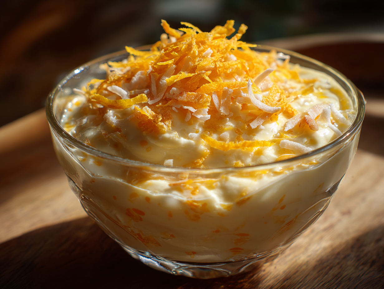 Refreshing Coconut Orange Glow - Step 2