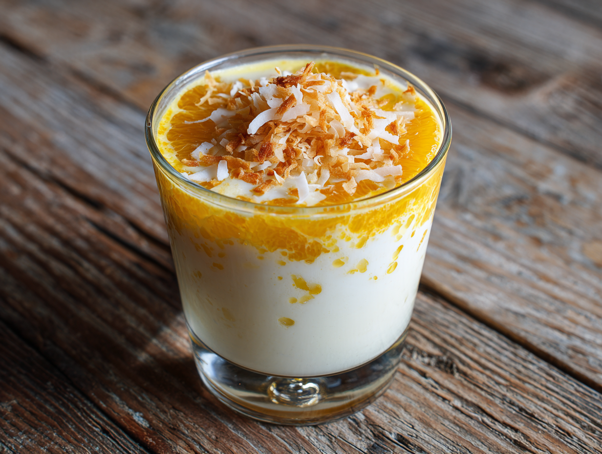 Refreshing Coconut Orange Glow - Step 3