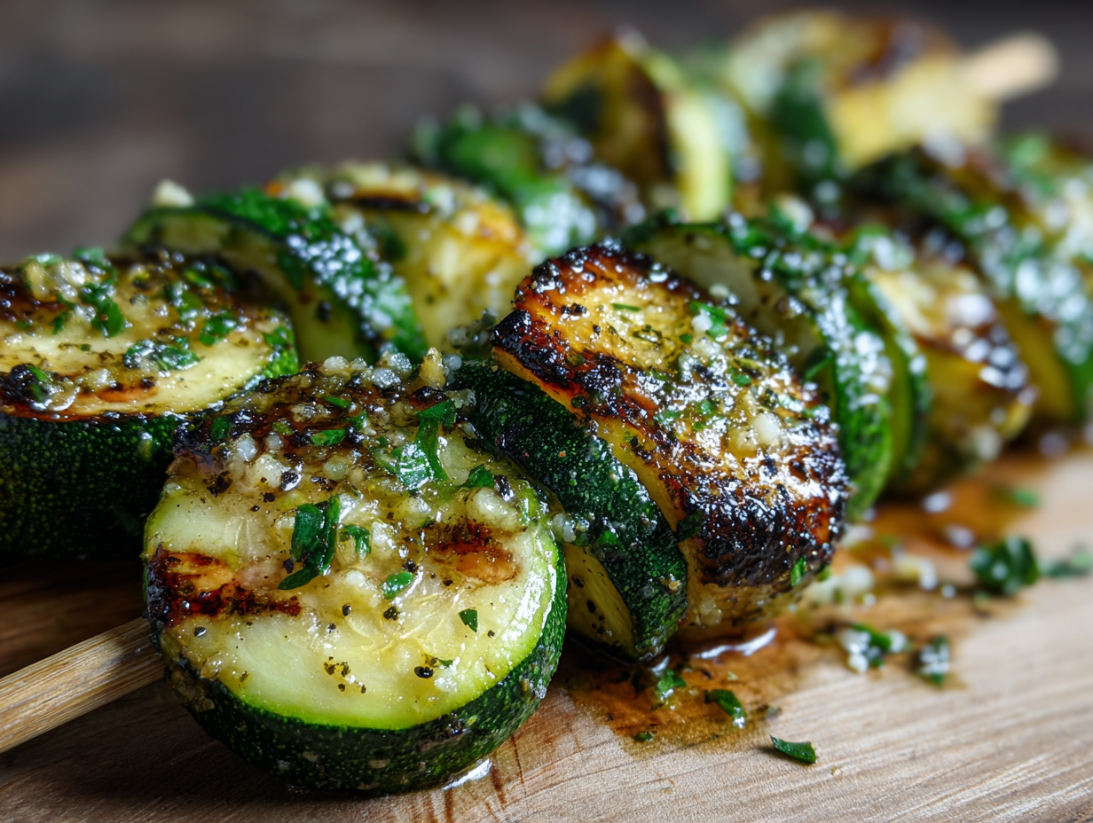 Garlic Butter Zucchini Skewers Recipe - Step 2