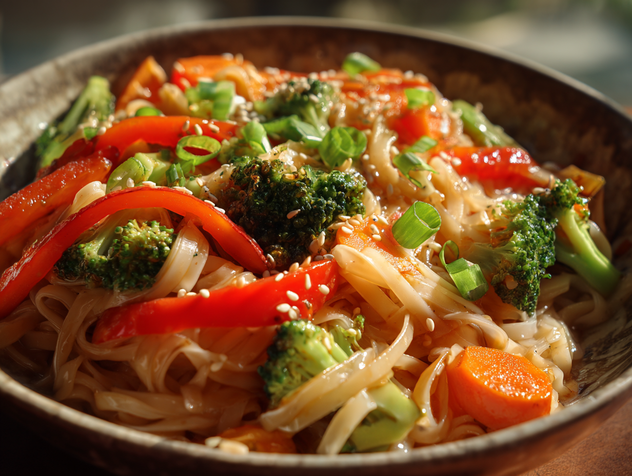 Rice Noodle Stir-Fry recipe