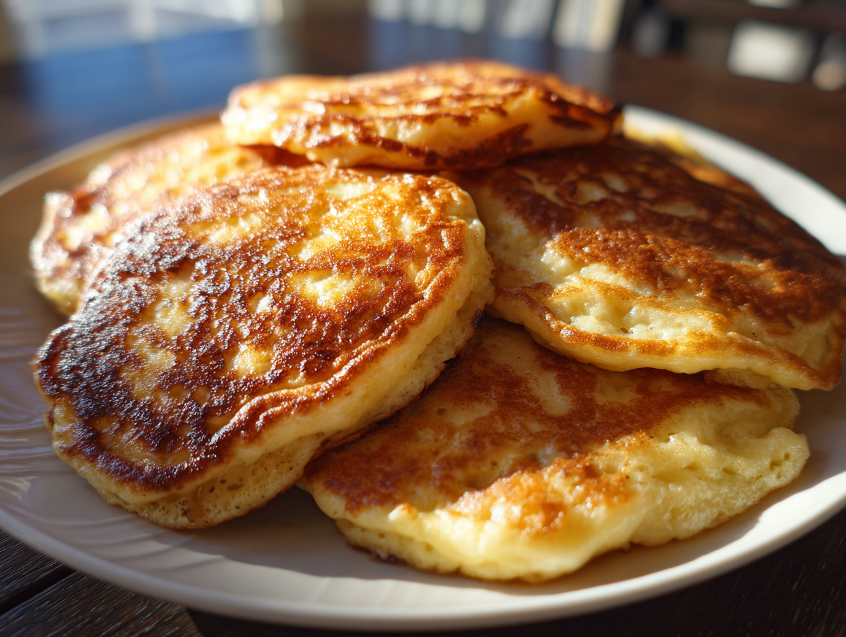 Apple Yogurt Pancakes recipe