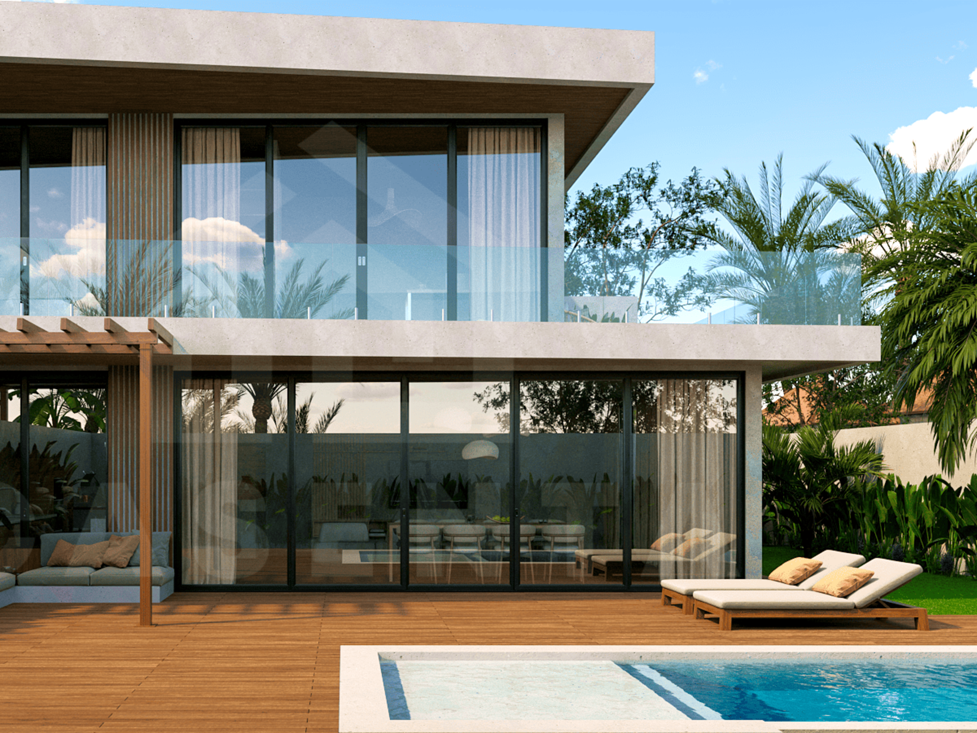 Luxurious 2 bedroom villa inside a modern complex in Ubud