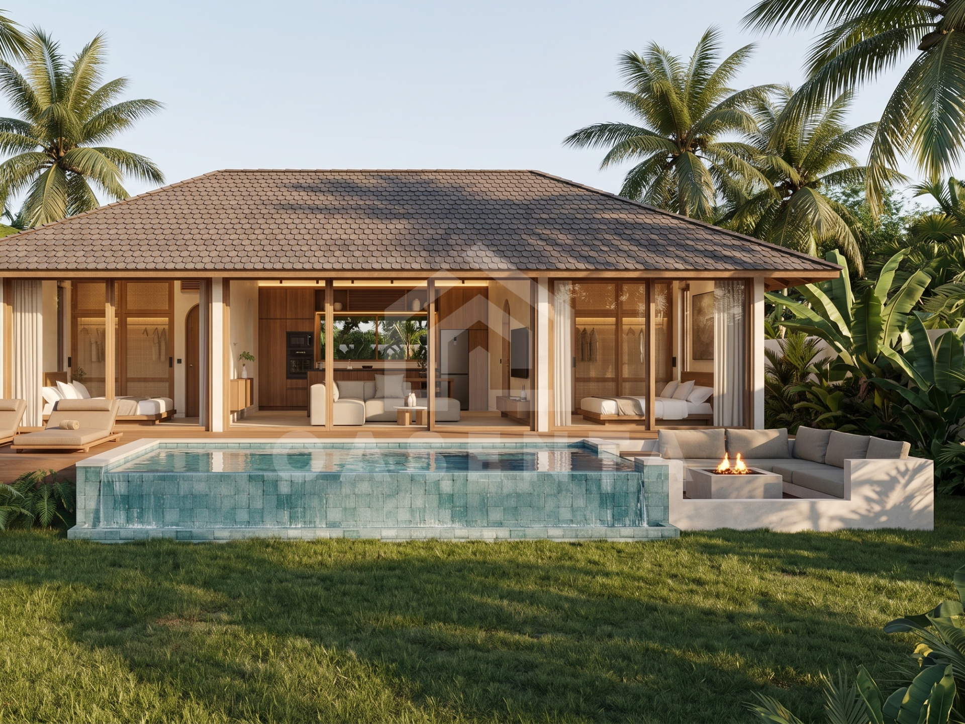 Off plan villa for sale in Balian with private swimming pool and tropical garden