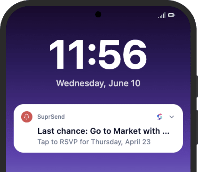 Event Invite Follow-up — Android push
