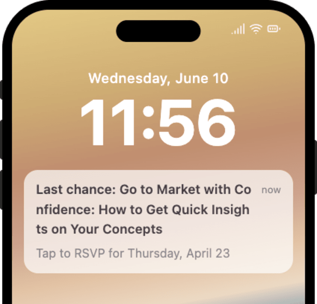 Event Invite Follow-up — iOS push
