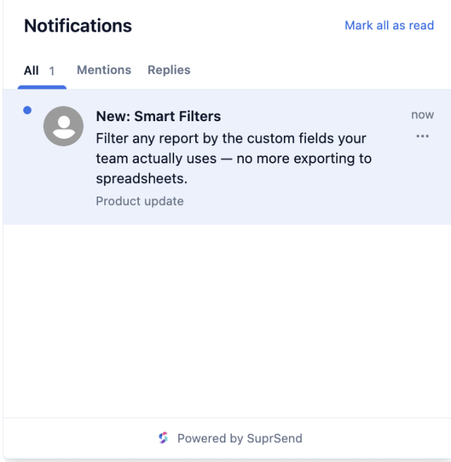 Feature Announcement — In-app inbox