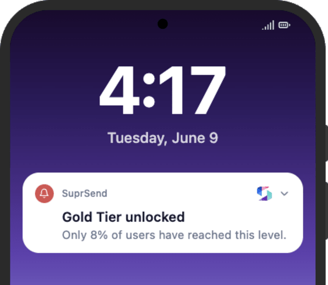 High Significance Celebration Events — Android push