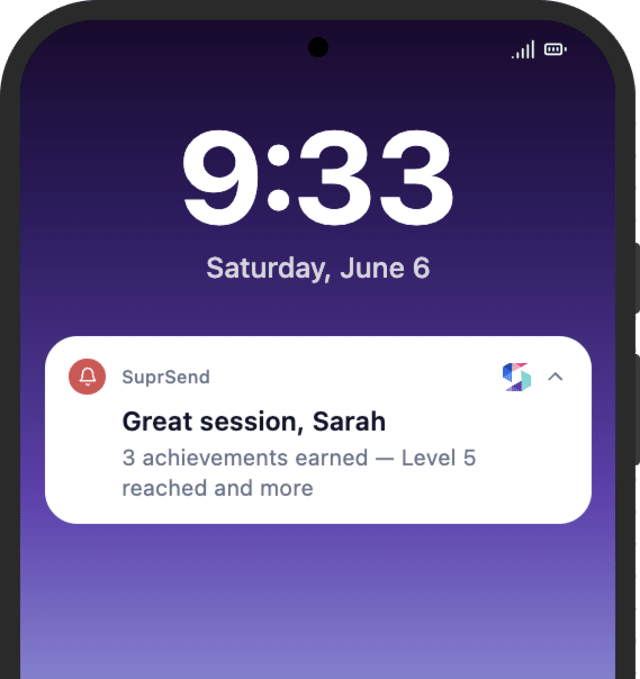 Medium Significance Celebration Events — Android push