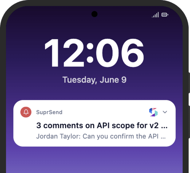 Comment on My Resource — Android push