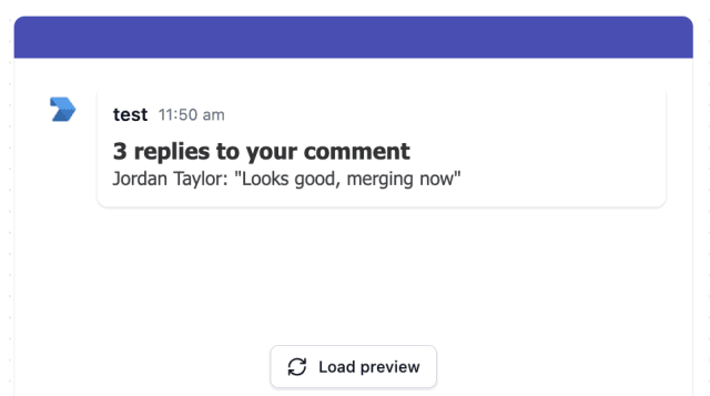 Replies to Comment — Microsoft Teams