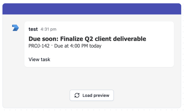 Deadline Due Today — Microsoft Teams