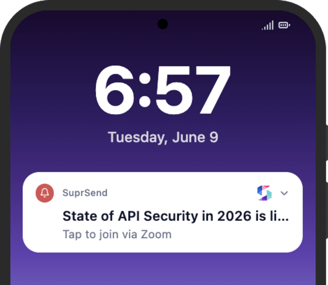 Webinar Event  Started — Android push