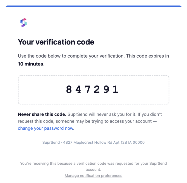 OTP Verification — Email