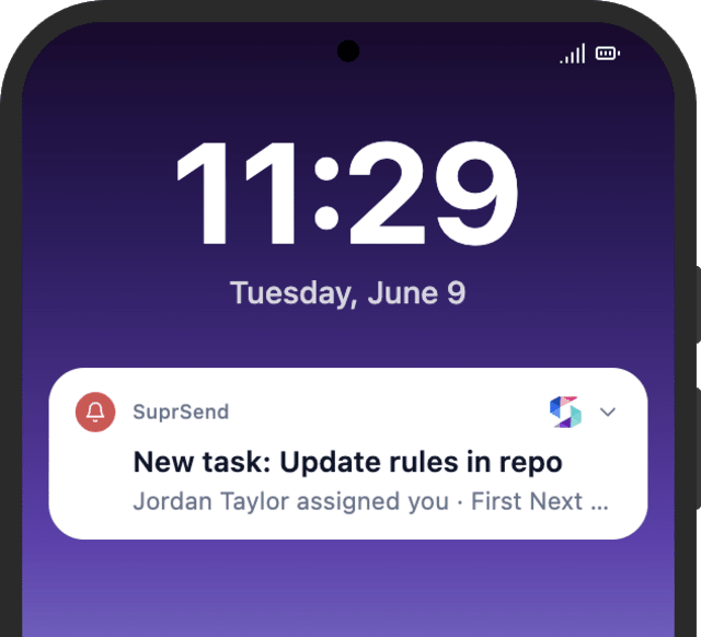 High Priority Task Assignment — Android push