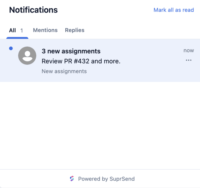 Standard Priority Task Assignment — In-app inbox