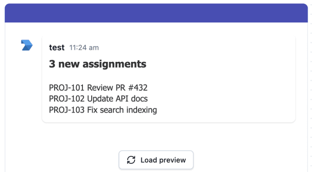 Standard Priority Task Assignment — Microsoft Teams