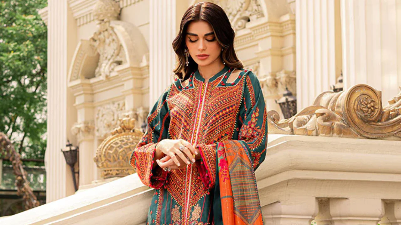 Printed Cotton 2-Piece Suit 2