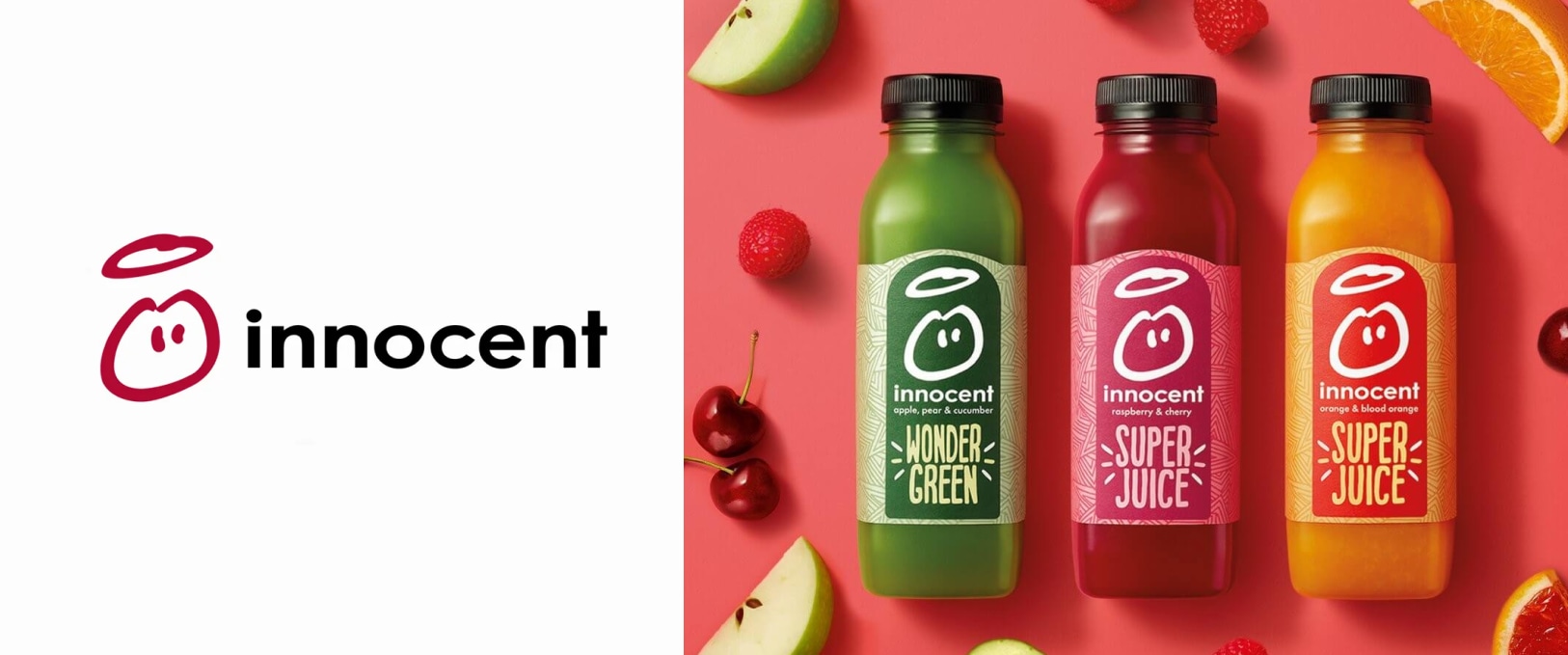 Innocent Smoothies: Warmth in Typography