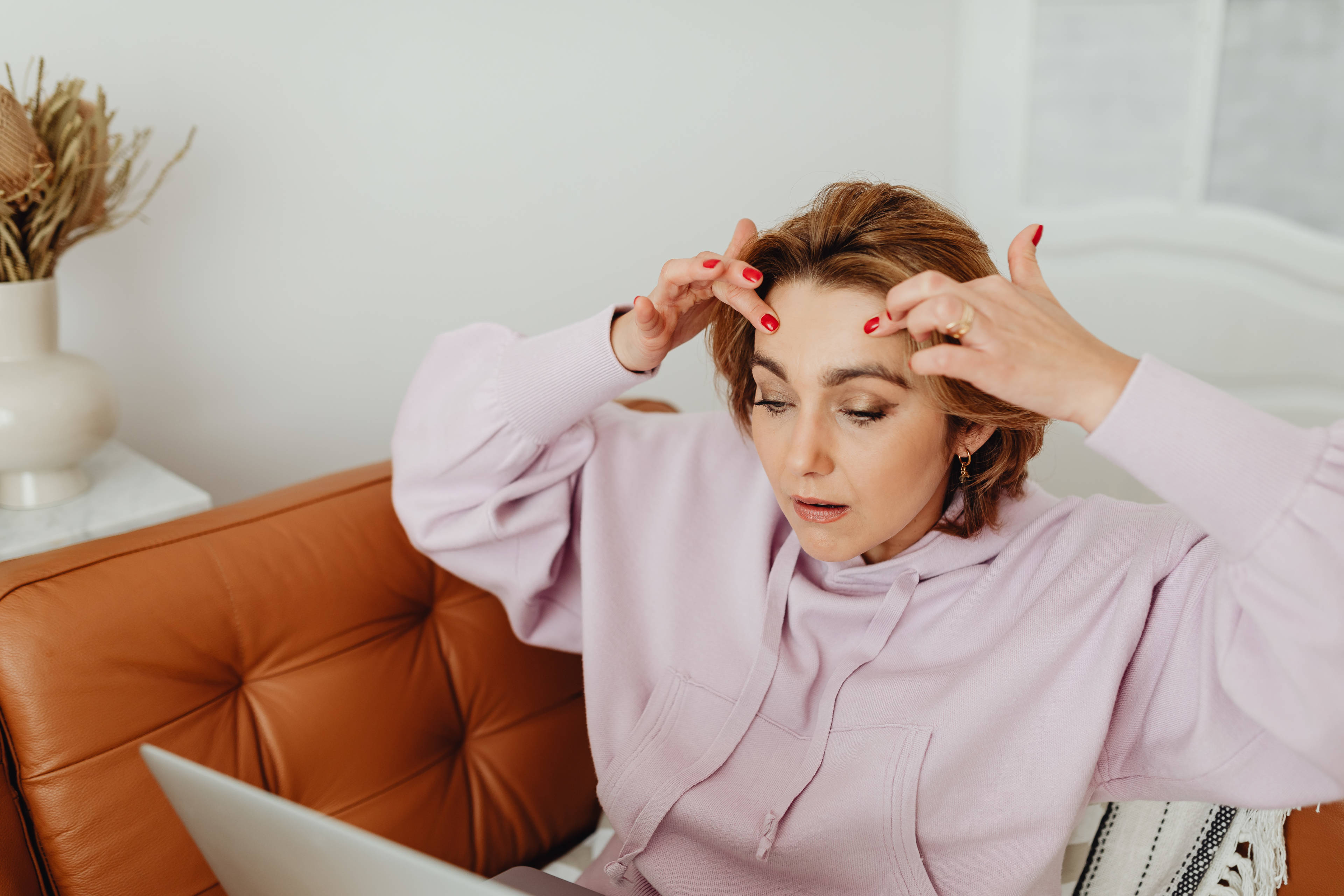 frustrated homeowner attemping to sell traditionally