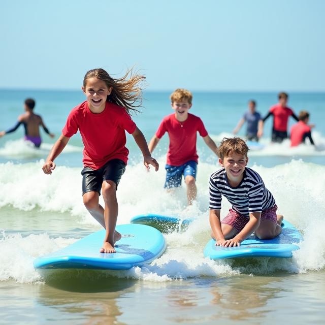 Surf camp para niños y niñas en Mallorca