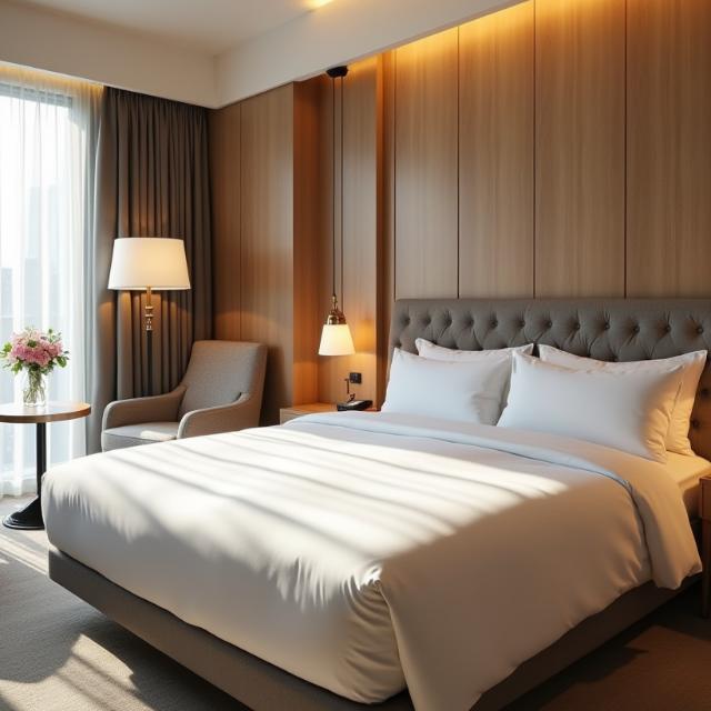 Habitación con cama doble
