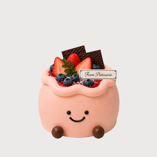 Chocoberry Plush Cake
