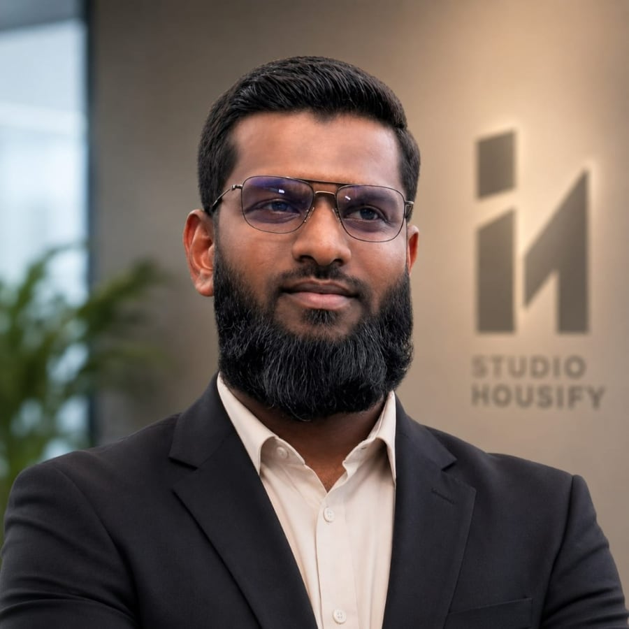 Junaid Ahmed, Founder & Principal Designer at Studio Housify, Bengaluru