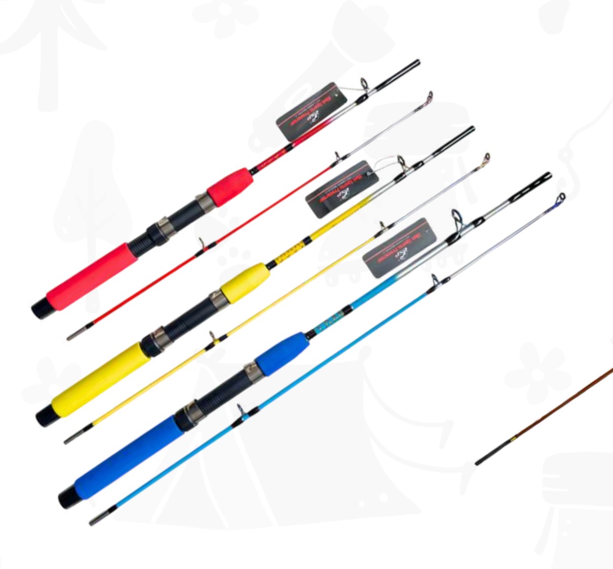 VARA FIBRA DE VIDRIO COLOR DOS CUERPOS COLOR AMARILLA 135 CM