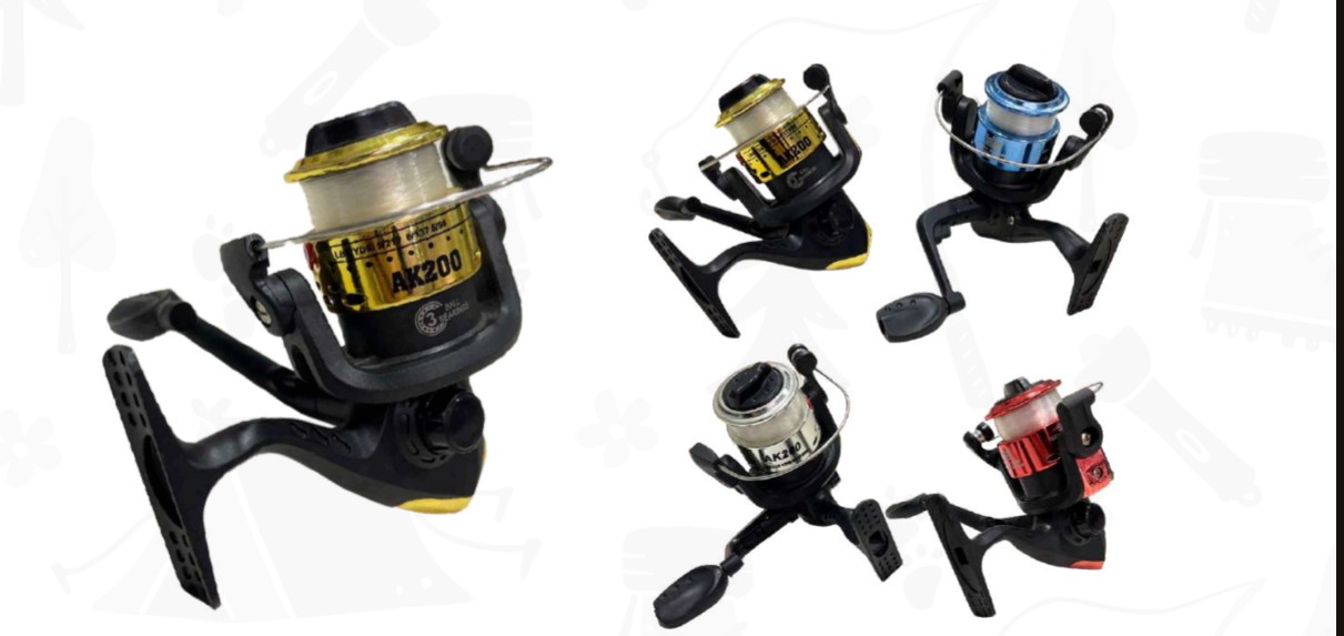CARRETE PARA PESCA ECONOMICO AK-200