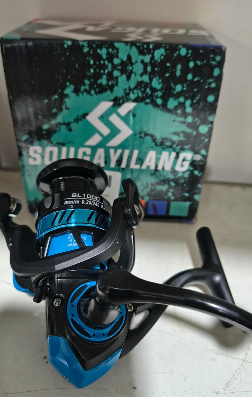 CARRETE PARA PESCA MARCA SOUGAYILANG MODELO SL-1000