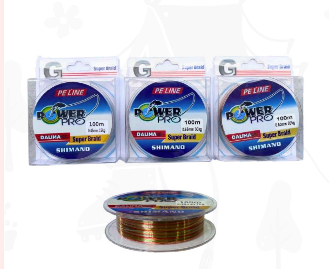 NAILON SHIMANO MULTICOLOR 0.35MM 7 KL 100 METROS