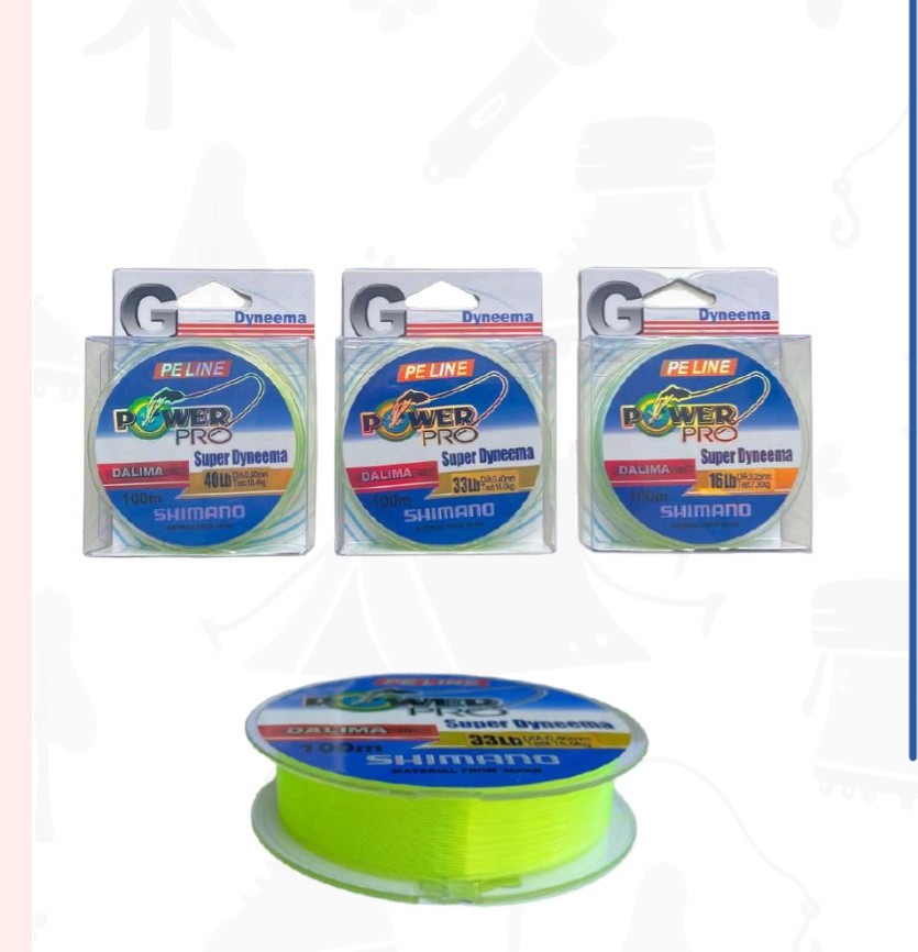 NAILON SHIMANO VERDE 100 METROS 33 LIBRAS 0.40 MM
