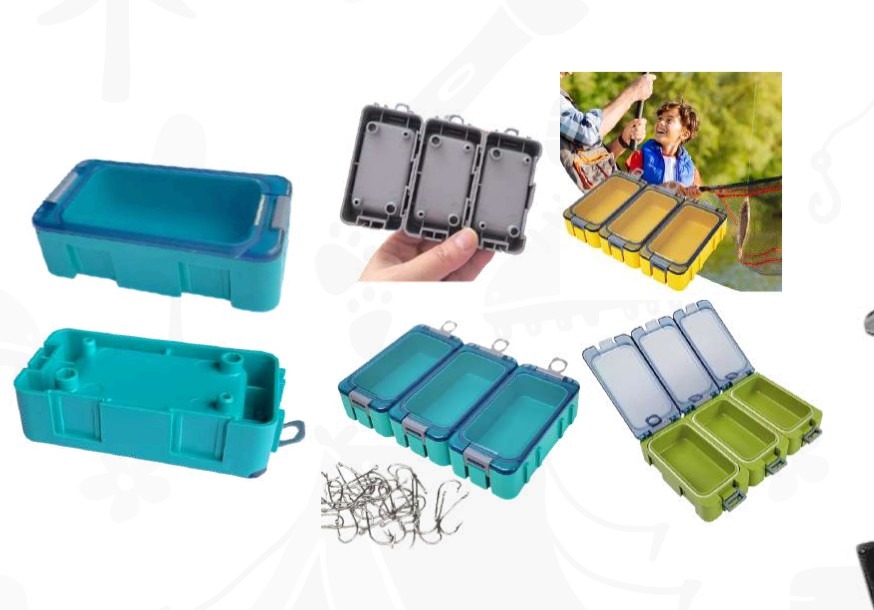 CAJA ANZUELERA DESARMABLE COLORES VARIADOS
