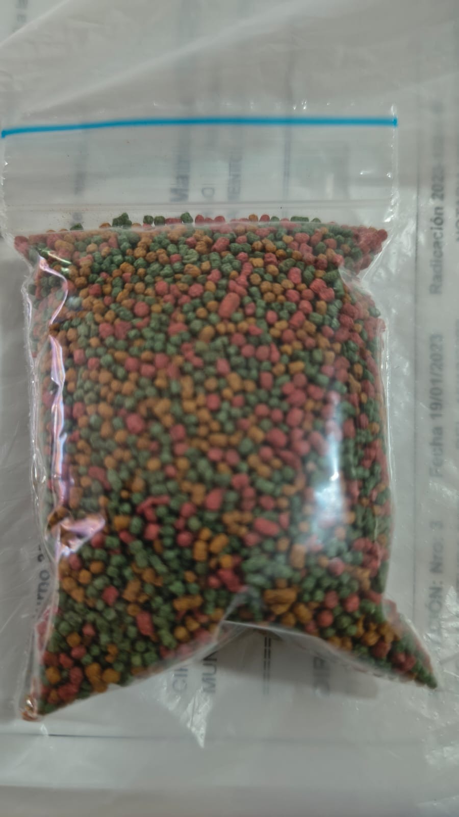 SOBRE ALIMENTO PEPITA COLORES PEQUEÑAS