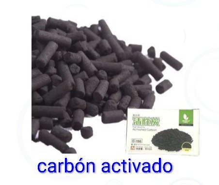 CAJA CARBON ACTIVADO PARA ACUARIOS