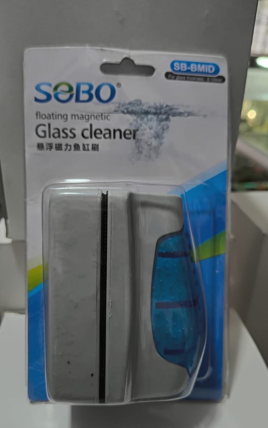 IMAN LIMPIADOR MAGNETICO FLOTANTE PARA ACUARIOS MARCA SOBO MODELO SB-BMID