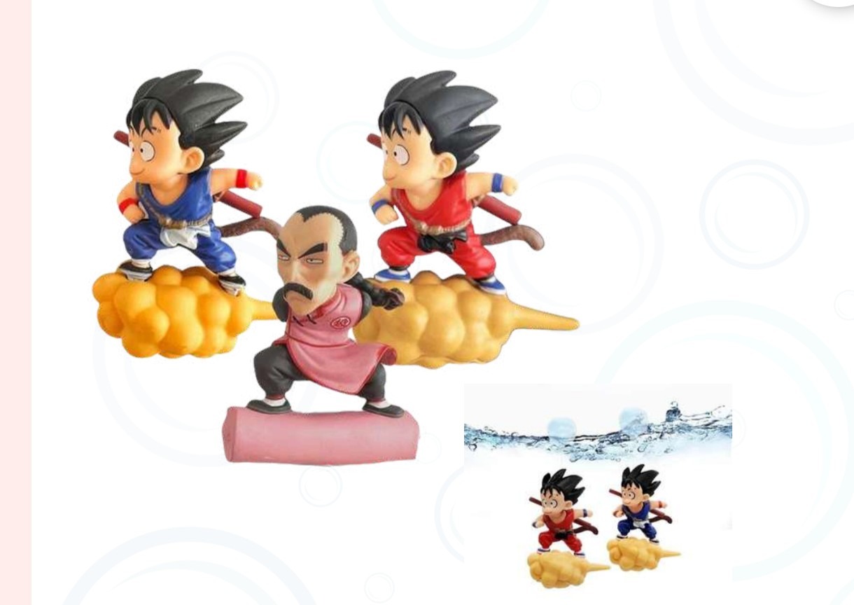 DRAGON BOL Z GOKU ROJO Y AZUL BURBUJA DECORATIVA PARA ACUARIOS