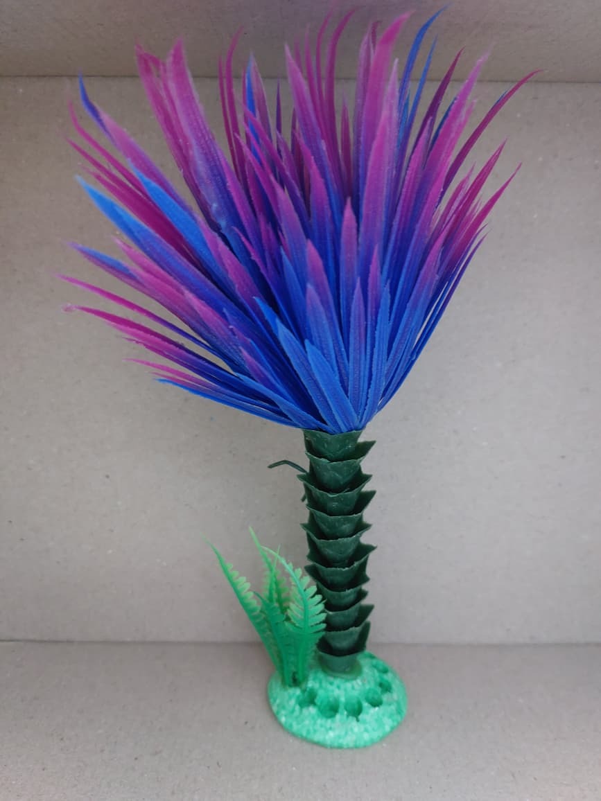 PLANTA ARTIFICIAL PARA ACUARIO MEDIANA MOD. HL-10008 BI COLOR