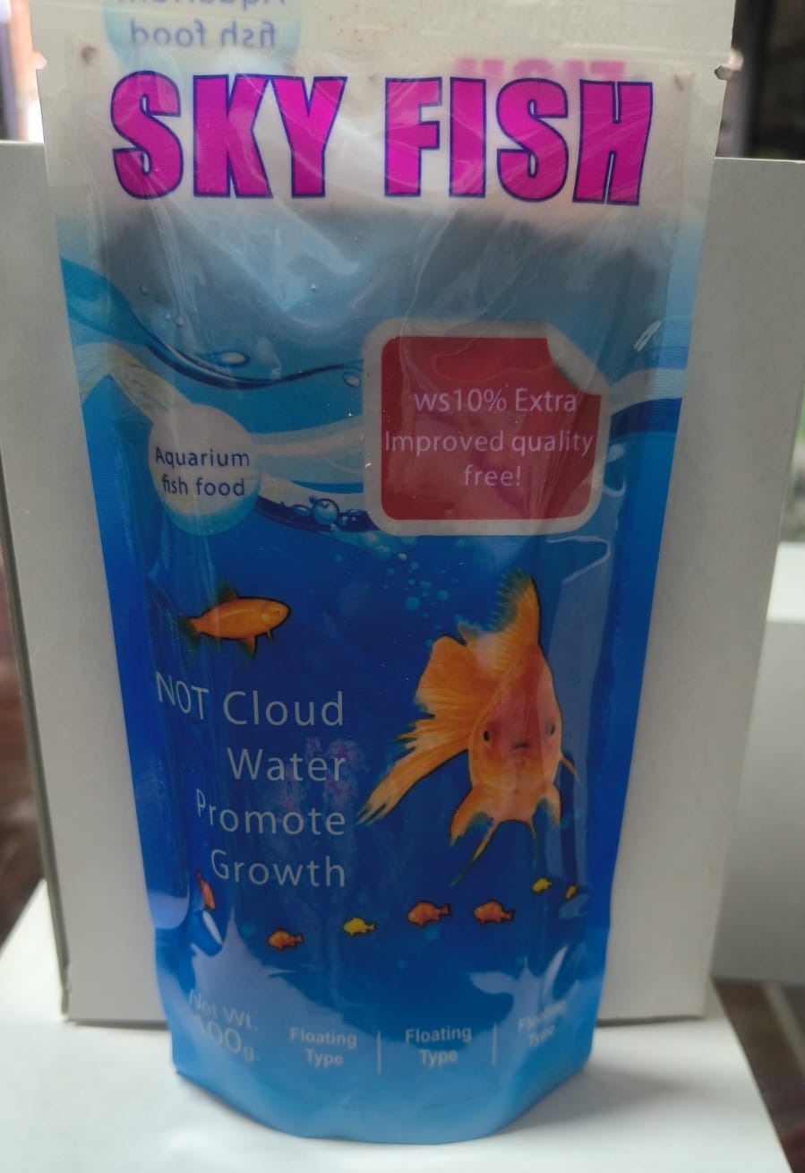 SOBRE DE ALIMENTO PARA PECES GRANULADO MARCA SKI FISH 20 GRAMOS