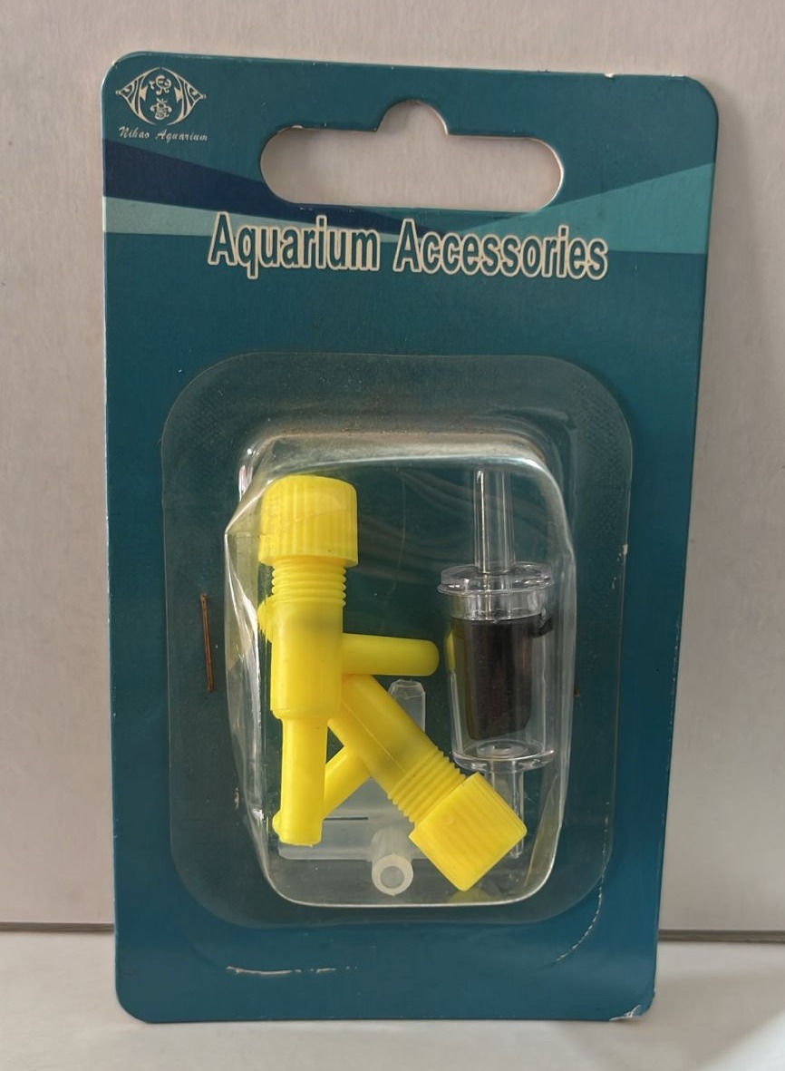 LLAVE PARA SUMINISTRO DE AIRE PARA ACUARIO MOD. PJ-03 CON CHEQUE