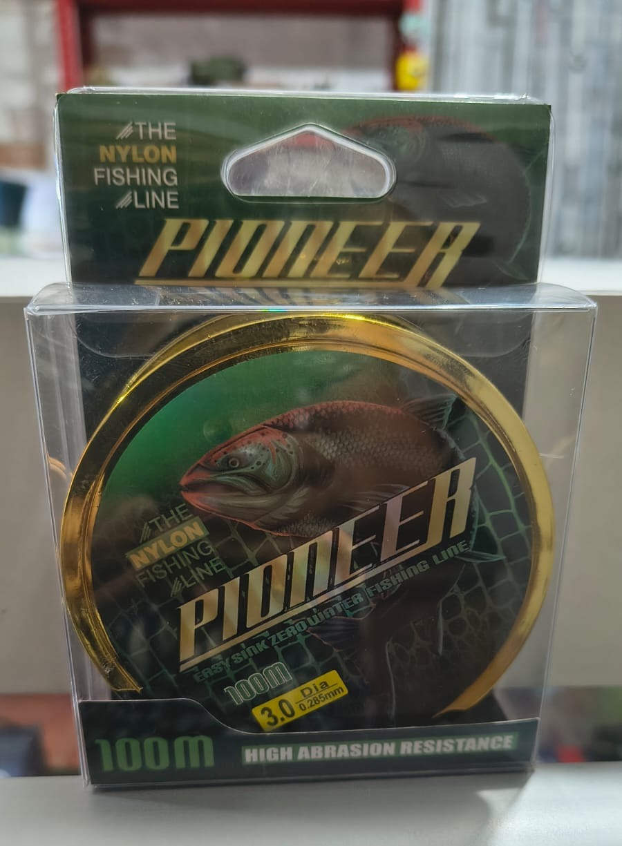 NAILON MARCA PIONNER POR 100 MTS GROSOR 0.285 6 LIBRAS