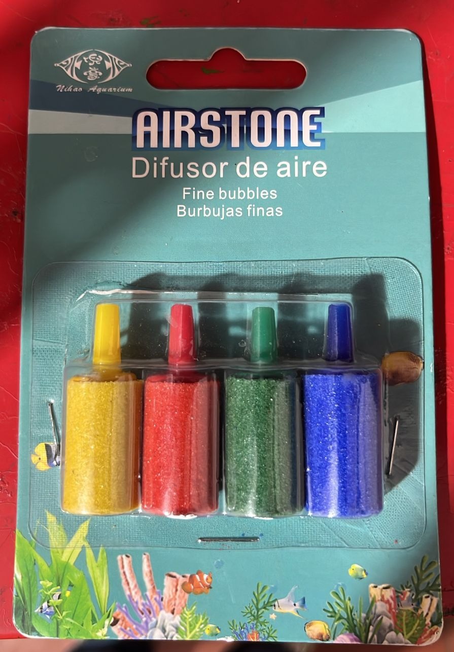 PAQUETE DE PIEDRA AIREADORA X U NIDADES DE COLORES AIRSTONE