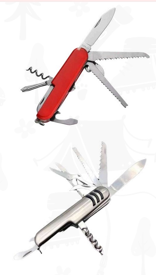 NAVAJA MULTISERVICIOS MODELO K5011B ROJA Y NIQUEL