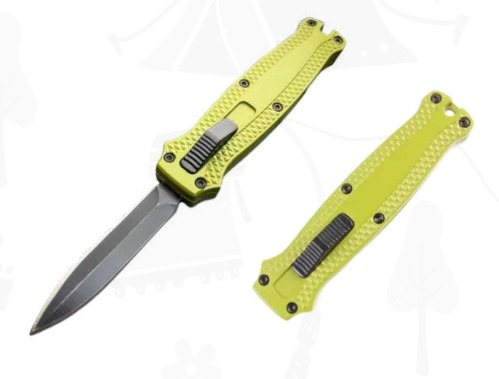 NAVAJA RETRACTIL PEQUEÑA FINA MODELO F148 VERDE MILITAR